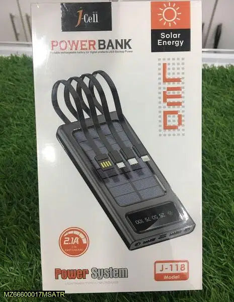 SunCharge 10,000mAh Solar Power Bank | Fast Charging Portable Charger