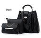 Elegant & Versatile Collection, 3-Piece Handbag Set - Soft Leather